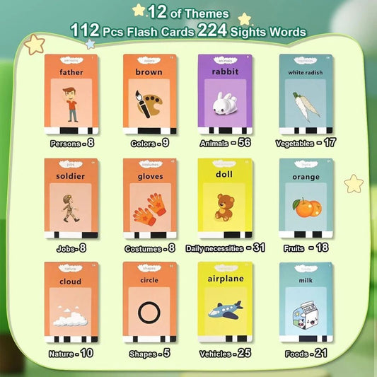 Denory English Talking Flash Cards