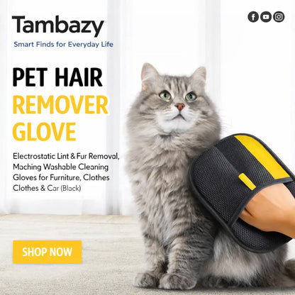 Pet Hair Removal Gloves